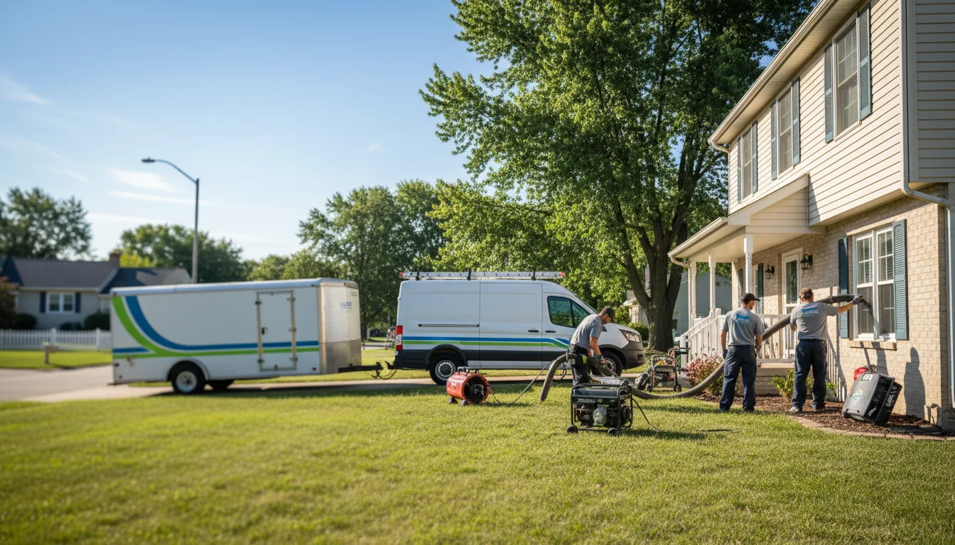 Flooded Basement Restoration And Cleanup With Repair in Ringle, WI near me